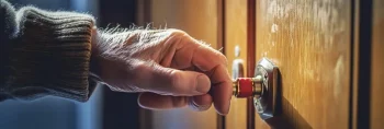 unlocking front door