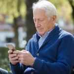 How Can Password Managers Help Seniors? senior man using password manager