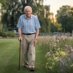 Senior's Guide to Recognizing the Need for a Cane senior using a can