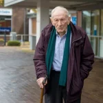 senior with dementia wandering