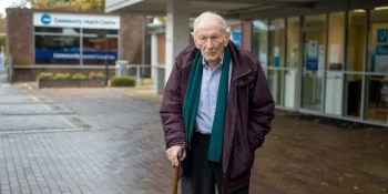 senior with dementia wandering