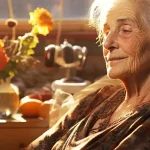 senior woman resting