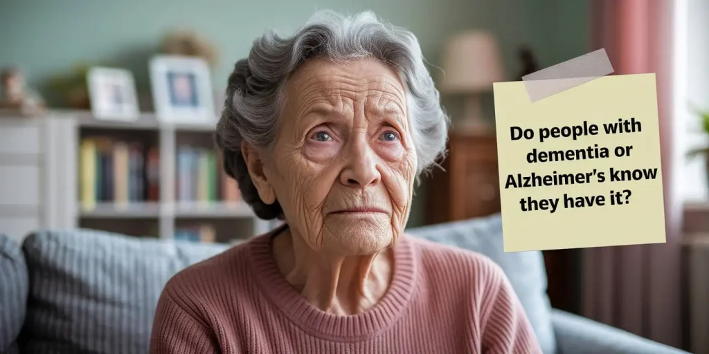 does someone with dementia know they have it?