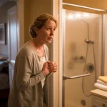 Adult daughter worried about her elderly mother's fear of bathing.