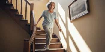 Benefits of stair climbing exercise for seniors.