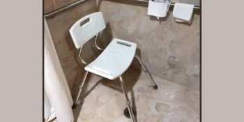 standard shower chair