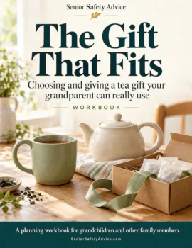 Tea gifts for grandparents workbook cover