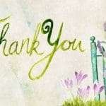 Thank You For Signing Up thank you note