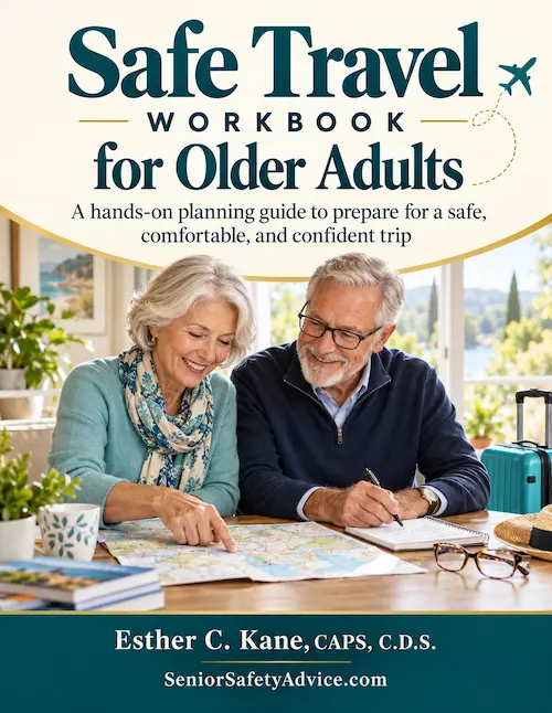 Travel tips for seniors workbook cover