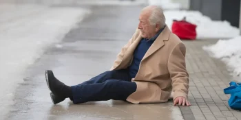 what to do when you fall on ice