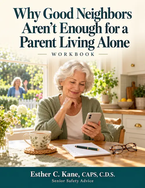 Why good neighbors arent enough for a parent living alone workbook cover